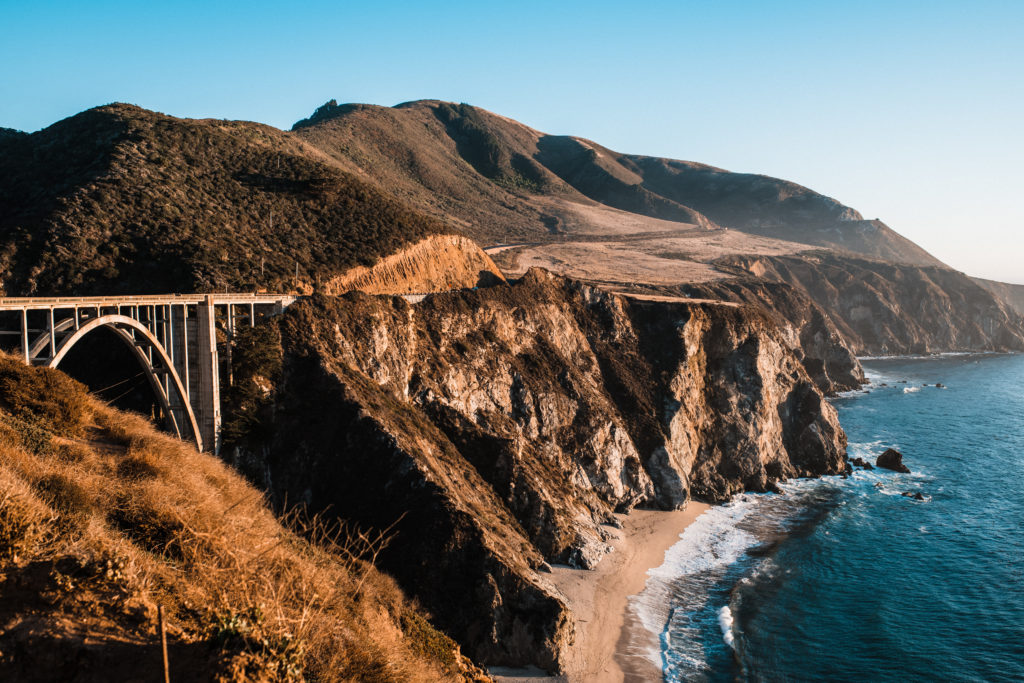 Breathtaking view of the beach at Big Sur, one of the top California elopement locations, photo by Off Path Photography